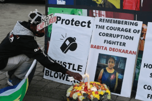 South African whistleblower retaliation - Photo by Fani Mahuntsi/Gallo Images via Getty Images