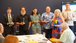 Giraffe award presented at Washington DC by the 2023 Workplace Promise Institute